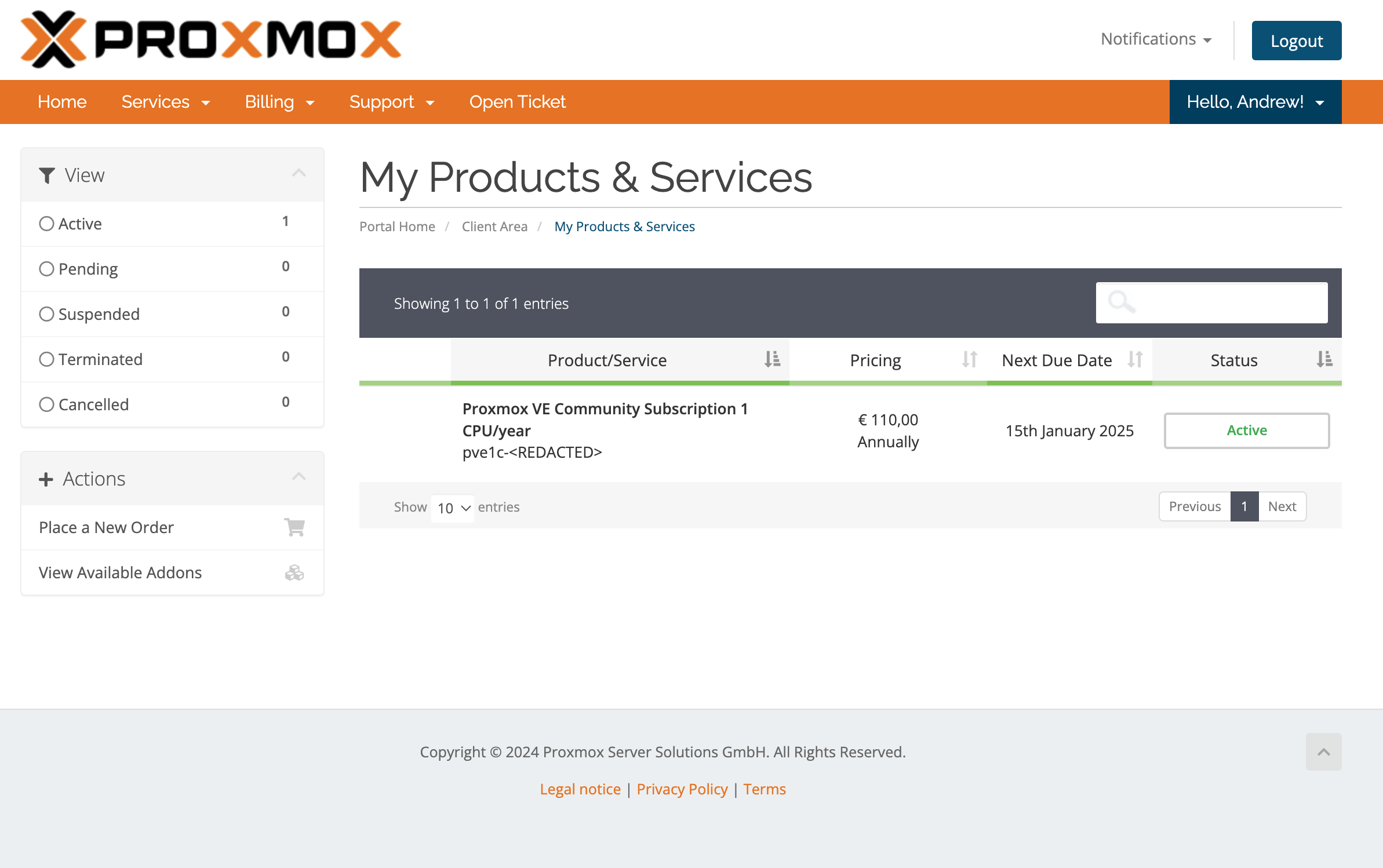 Subscribed to PVE to support great open-source software (though of course, you can use all features just fine without a subscription~)