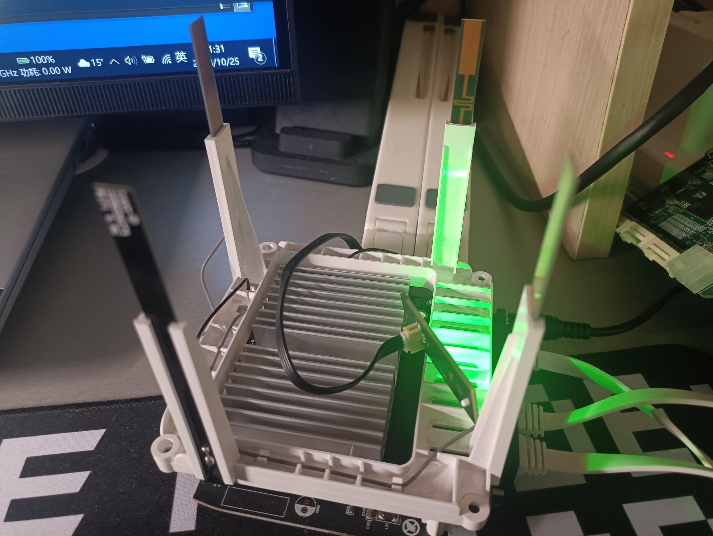 Luban router with case removed