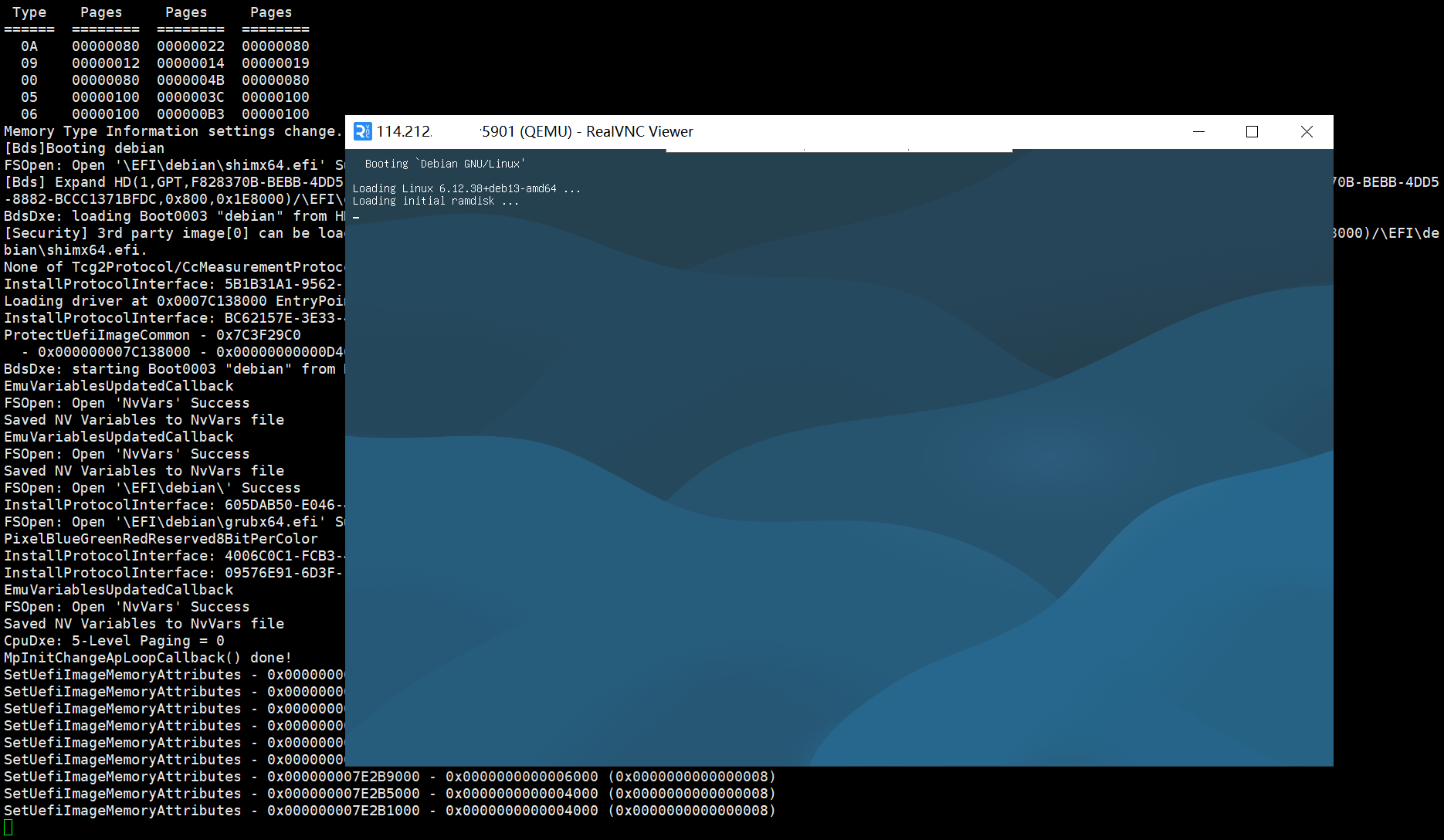 Successfully launched SEV-SNP protected guest VM