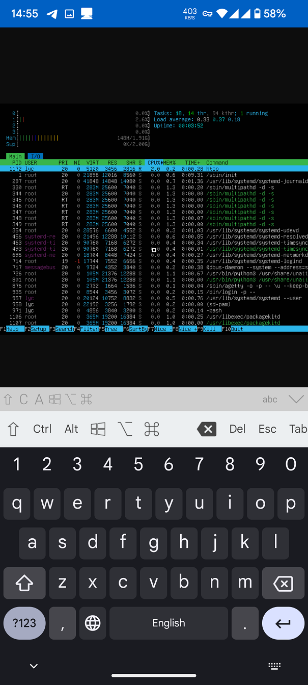 Ubuntu 24.04 runs smoothly, resource usage is reasonable