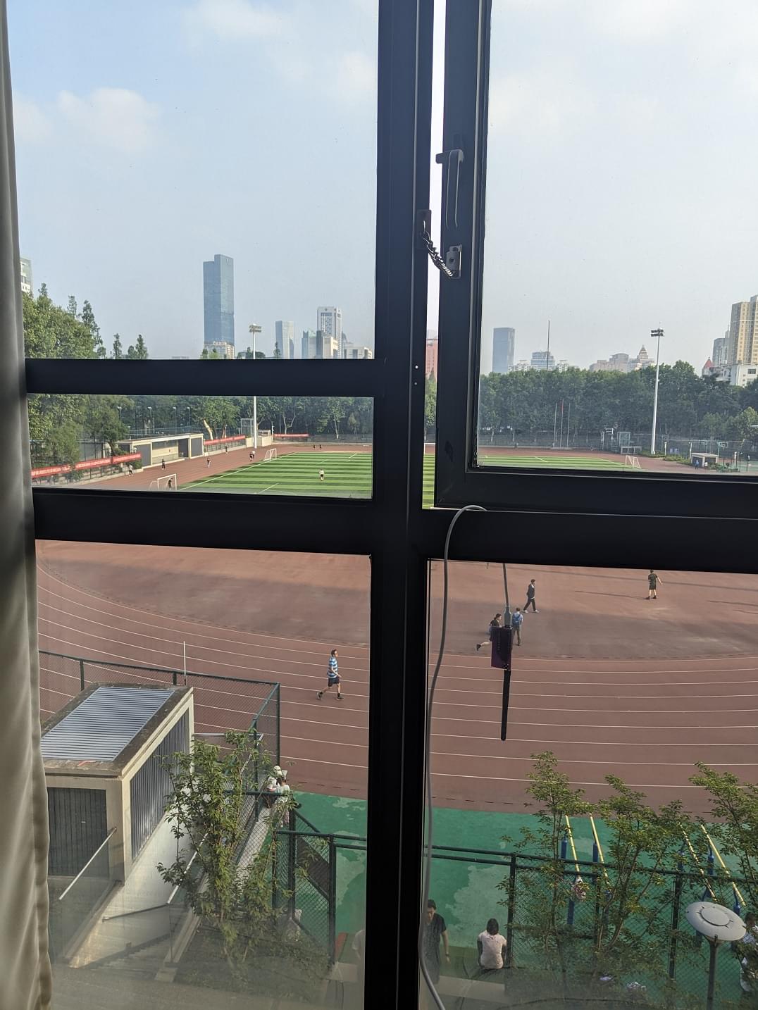 eaba node hanging outside the CS building window