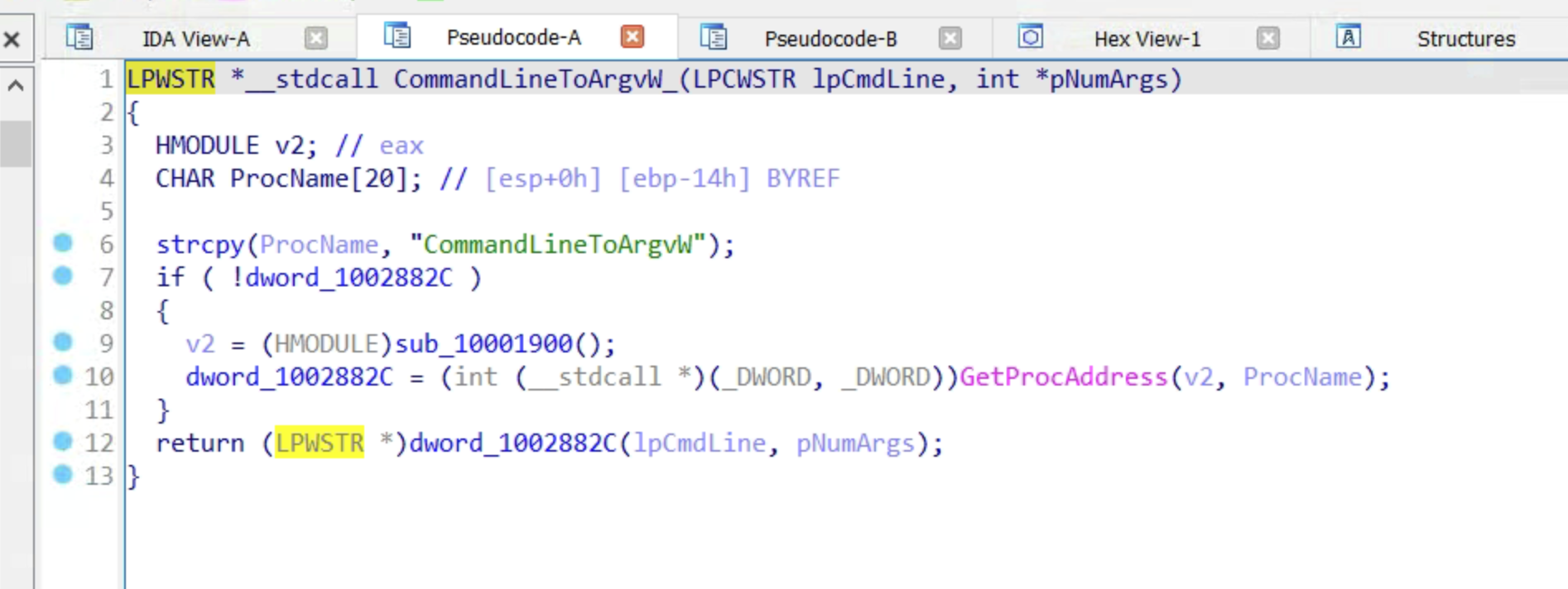 Unusual method of API calls