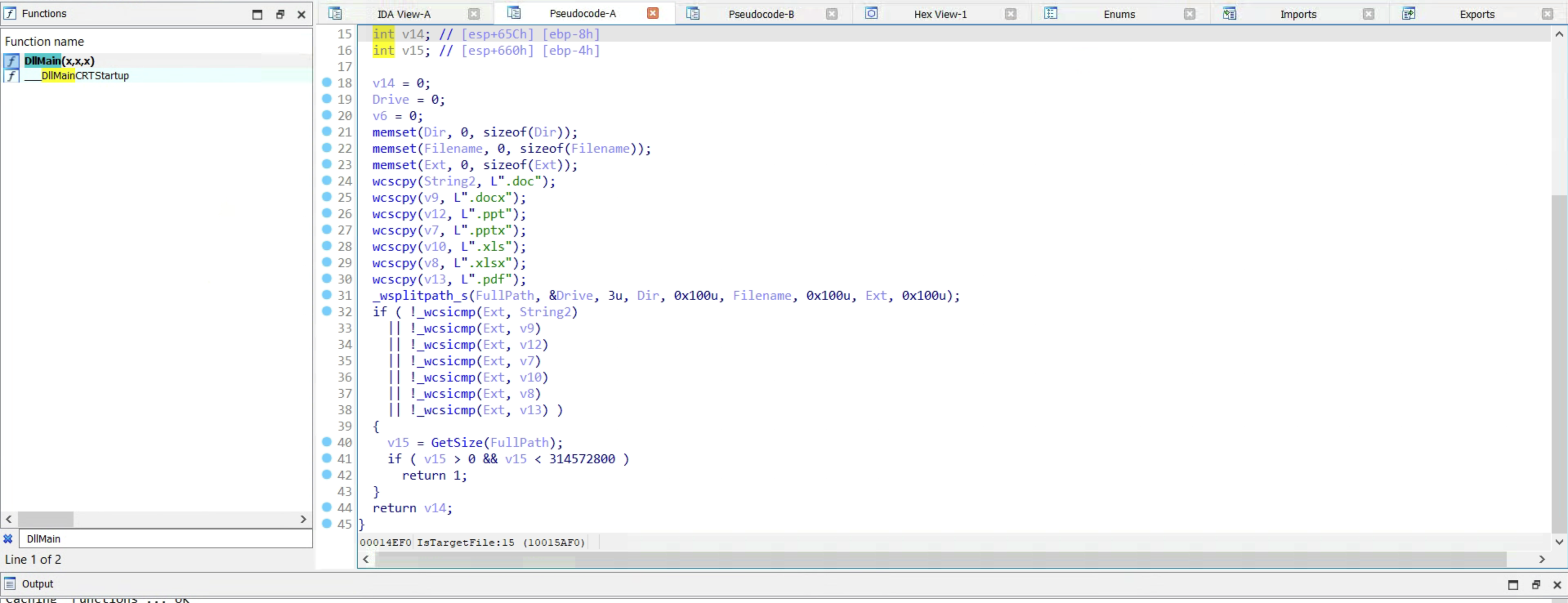 Stealing qualifying files from USB