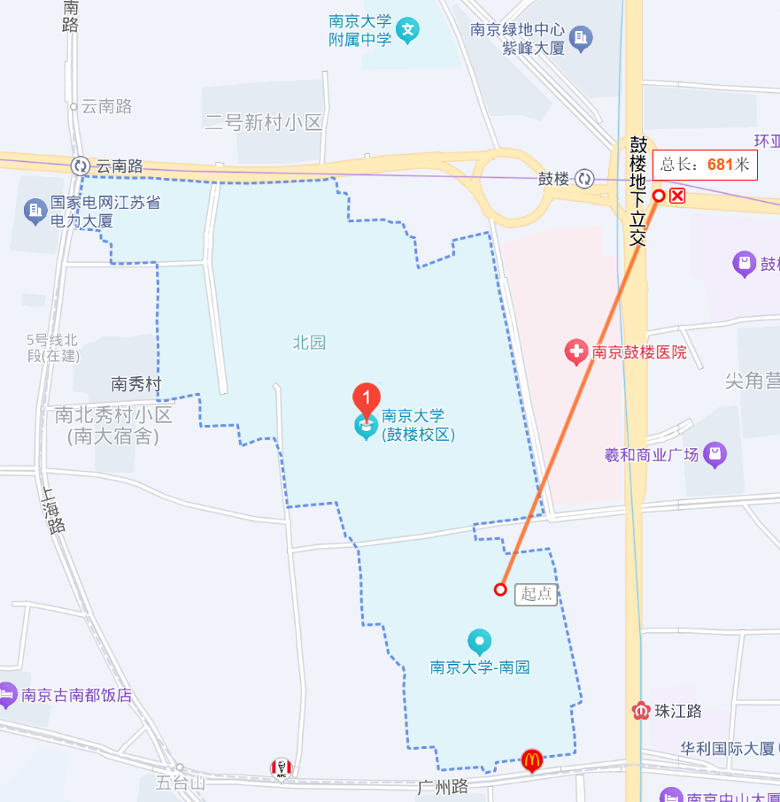 建筑遮挡还不少, 能达到这个距离不容易